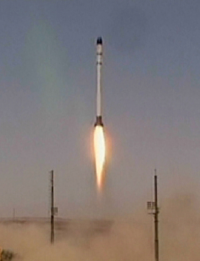 イラン国産衛星「ラサド1」打ち上げに成功