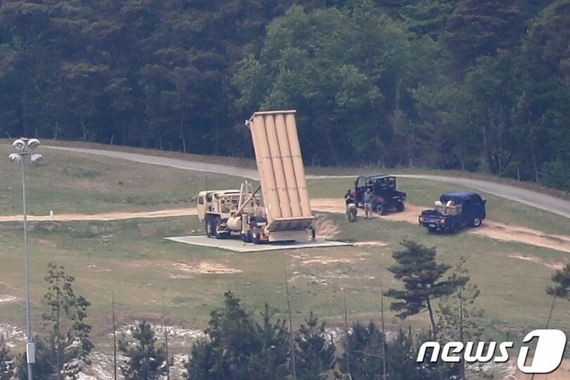 慶尚北道・星州基地に配備されている「THAAD」(c)news1