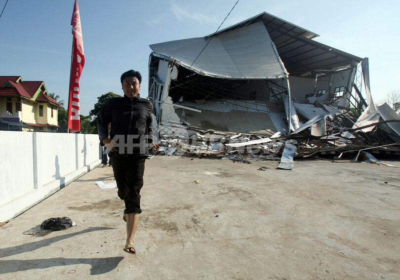 スマトラ島沖地震の死者13人に、被害は限定的か