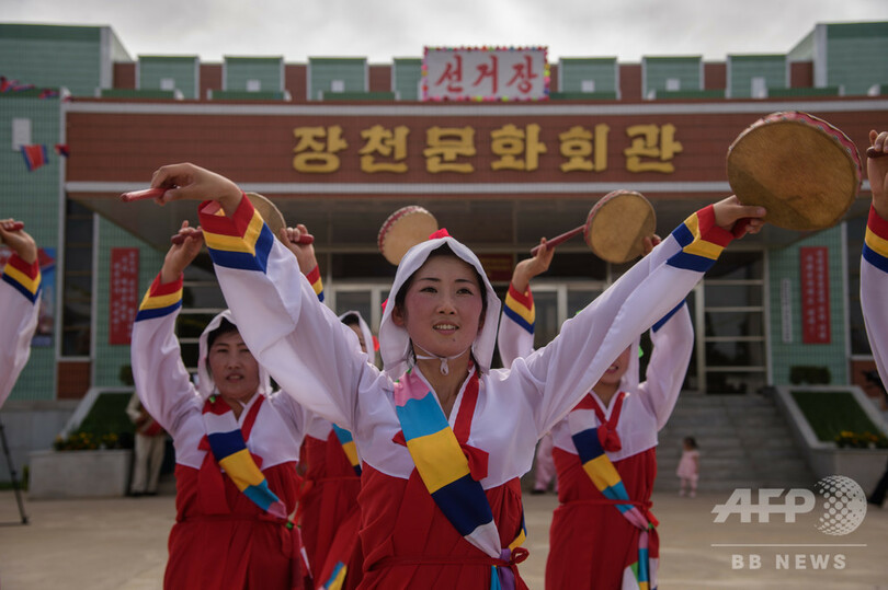 投票率99.98％ 北朝鮮で地方選、正恩氏も一票投じる