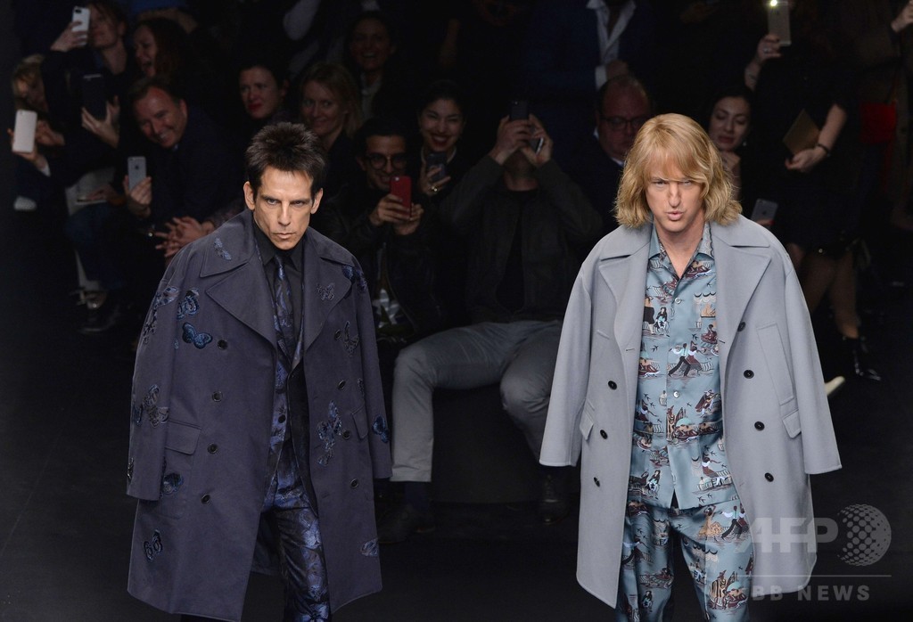 映画『ズーランダー』のスター2人がサプライズ登場、「ヴァレンティノ」15/16秋冬