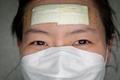 韓国南部大邱市にある啓明大学校大邱東山病院の看護師（2020年3月12日撮影）。(c)Ed JONES / AFP