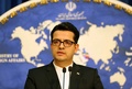 イランの首都テヘランで記者会見するイラン外務省のアッバス・ムサビ報道官（2019年5月28日撮影、資料写真）。(c)ATTA KENARE / AFP