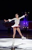 世界フィギュアスケート選手権のエキシビションに臨む宮原知子（2018年3月25日撮影）。(c)AFP/MIGUEL MEDINA