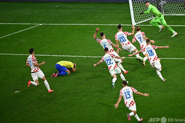 クロアチアが準決勝進出、PK戦でブラジル撃破 カタールW杯 写真36枚 国際ニュース：AFPBB News