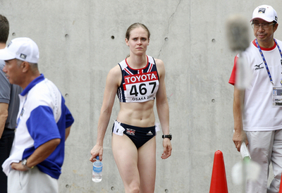 フリーマン フライング失格により女子200メートル・1次予選で敗退