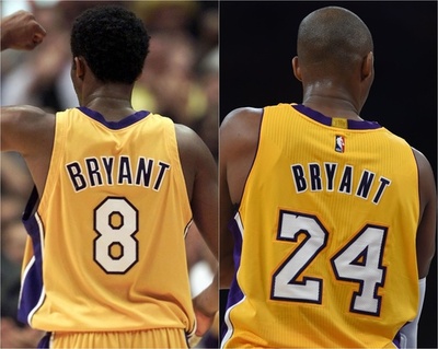 コービーの背番号「8」と「24」が永久欠番に、12月にセレモニー開催