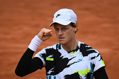 19歳シナーがズベレフ撃破 ジョコ、ナダルの足跡追う全仏8強