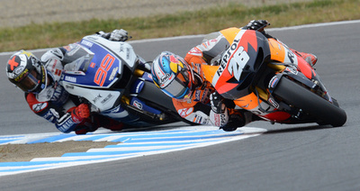 ペドロサが日本GP2連覇、ロレンゾは2位