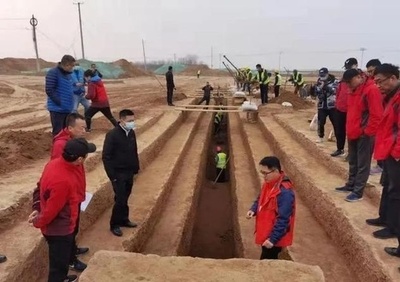 西安咸阳空港、拡張工事現場で古墳3500基発見