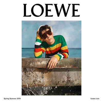 「ロエベ」 19年春夏メンズAD、パリメンズ会期中に先行公開