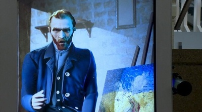 AIゴッホ、切り落としたのは「耳のほんの一部」 仏美術館展覧会に登場