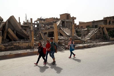 有志連合、ラッカ奪還戦で数百人の民間人殺害 アムネスティが非難