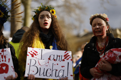 ウクライナで英国人1人死亡、1人不明 ロシア軍と戦闘か