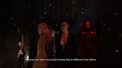 Award winner FETICO offers unique beauty of women at Rakuten Fashion Week TOKYO 2023 A/W