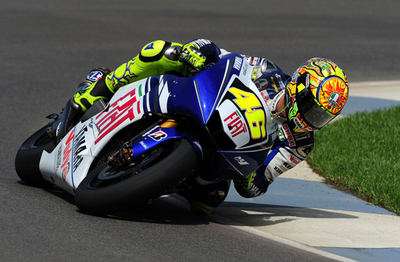 ロッシ インディアナポリスGP予選でポールポジション獲得