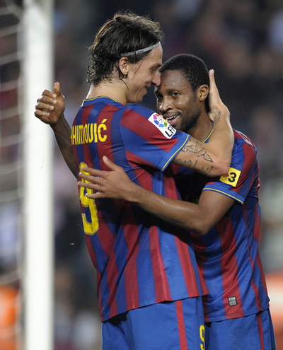 FCバルセロナ ケイタのハットトリックなどでサラゴサに大勝