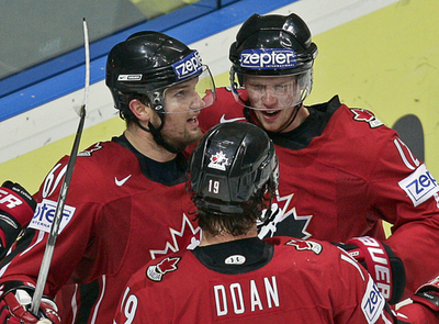 ＜アイスホッケー 世界選手権大会2007＞カナダ スイスを降し準決勝へ - ロシア