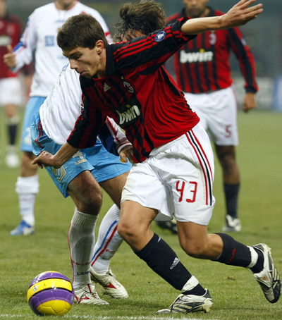 ACミラン カターニアとの第1戦を落とす