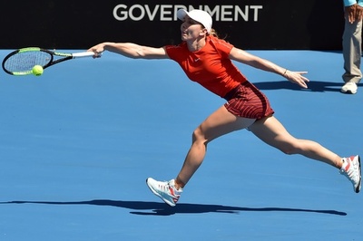 女王ハレプ、復帰戦は初戦敗退 実戦わずか1試合で全豪へ