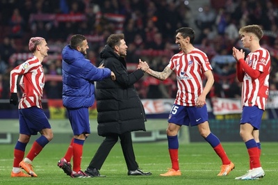 アトレティコ6発大勝 シメオネ監督の新記録を白星で祝う