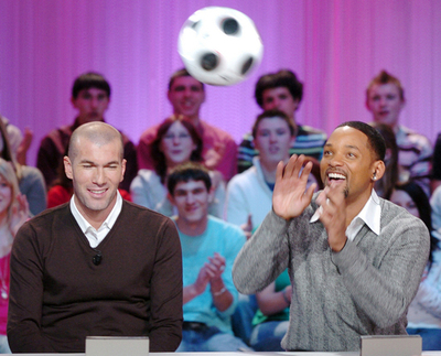 ジダンとウィル・スミス、フランスのテレビ番組に出演