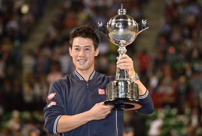 錦織、ラオニッチ下し2度目の大会制覇 ジャパンオープン