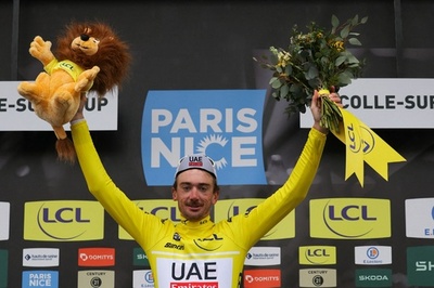 マクナルティが総合首位浮上 パリ～ニース