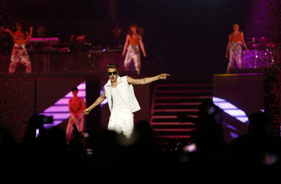 ジャスティン・ビーバー、ドバイでコンサート