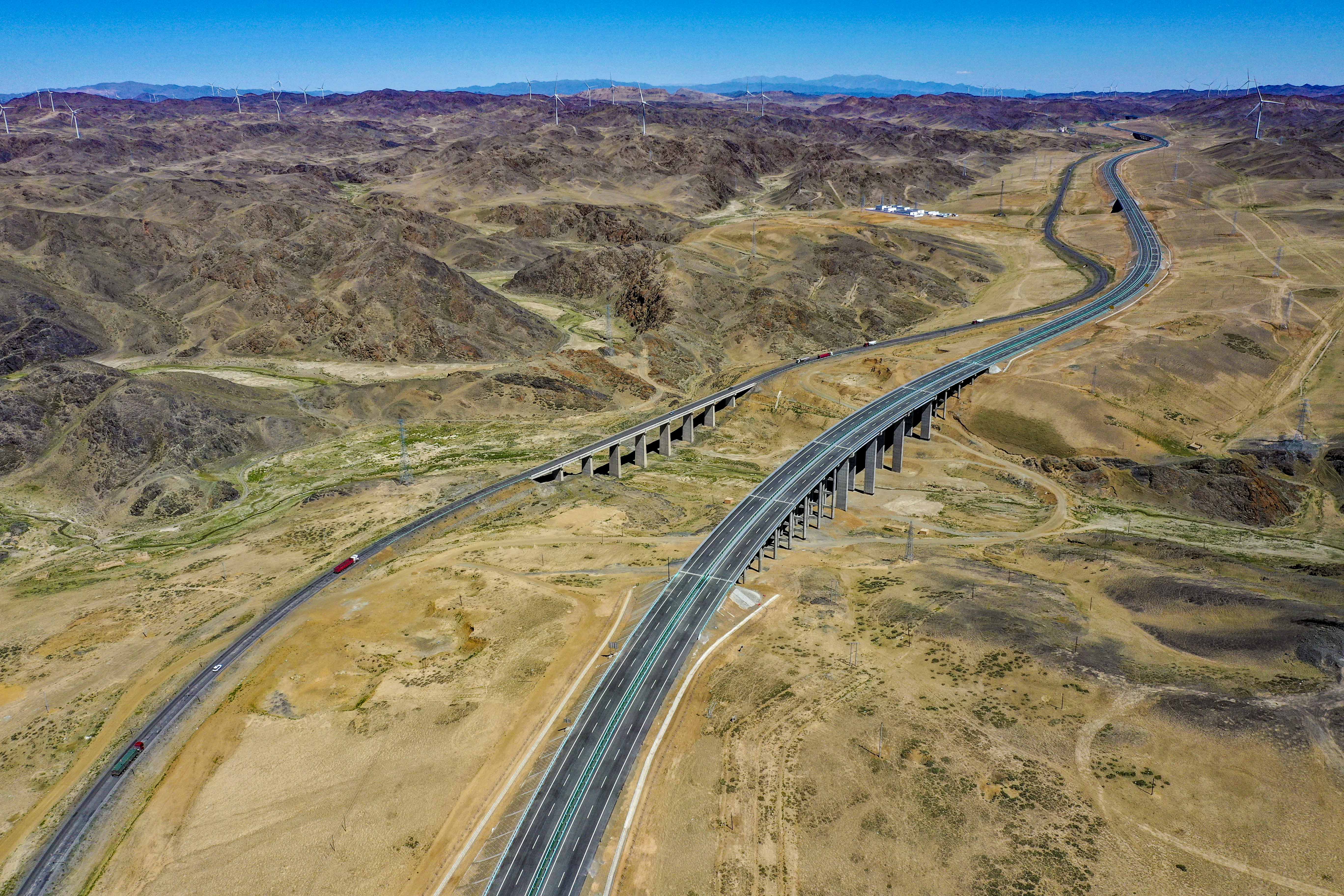 北京ー新疆間の京新高速道路が全線開通 写真12枚 国際ニュース:AFPBB News