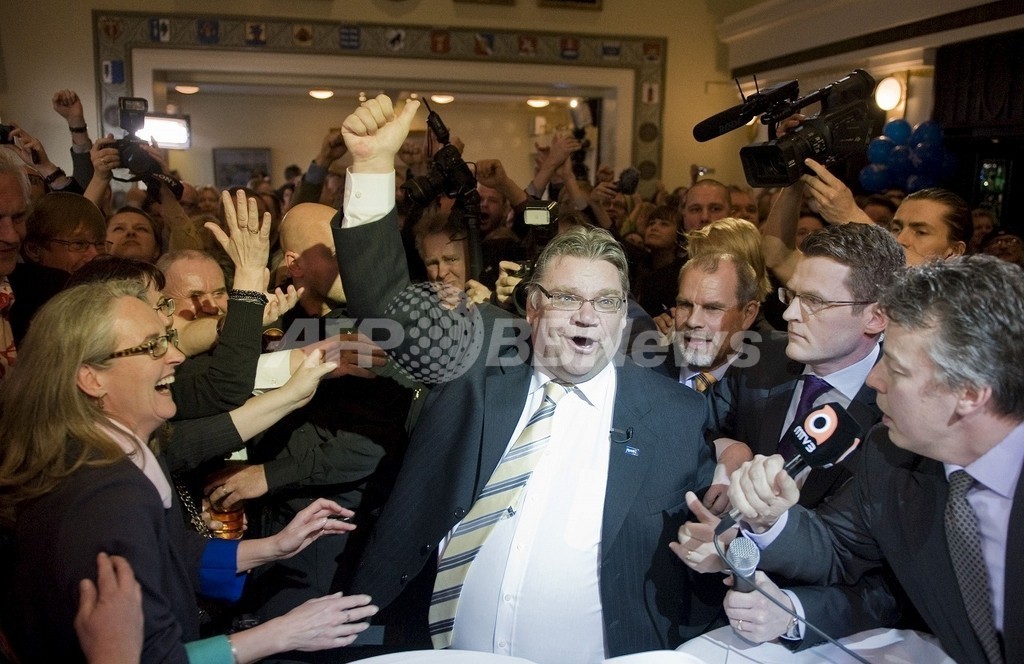 フィンランド総選挙、民族主義政党が大躍進 写真1枚 国際ニュース:AFPBB News
