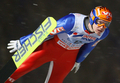 写真はジャンプに臨むロアル・ヨケルソイ（%%Roar Ljoekelsoey%%）。(c)AFP/Kazuhiro NOGI