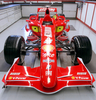 写真は、公開されたニューマシン「F2007」。(c)AFP/FERRARI PRESS OFFICE