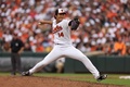 23MLB、ボルチモア・オリオールズ対タンパベイ・レイズ。リリーフ登板するボルチモア・オリオールズの藤浪晋太郎（2023年9月17日撮影）。(c)Patrick Smith/Getty Images/AFP