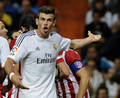 13-14スペイン1部リーグは28日、第7節の試合が行われ、レアル・マドリード（Real Madrid）は0-1でアトレティコ・マドリード（Atletico de Madrid）に敗れた。

試合中、声を荒げるレアル・マドリードのギャレス・ベイル（Gareth Bale、2013年9月28日撮影）。(c)AFP/CURTO DE LA TORRE
