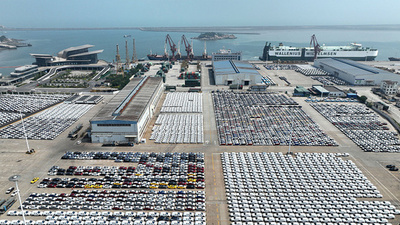 中国の自動車輸出が急増、日本に次ぐ世界2位に