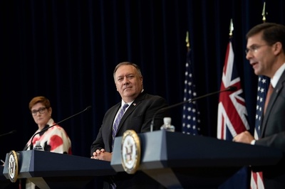 米豪、「共同戦線」強化で中国に対抗 日本との合同演習も検討