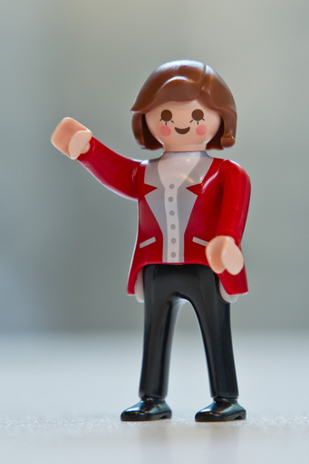 人形になってもサッカー好き？独首相のプレイモービル