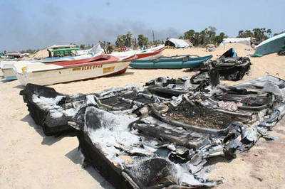 「脱出図ったLTTE戦闘員数十人を殺害 民間人は全員救助」、スリランカ軍