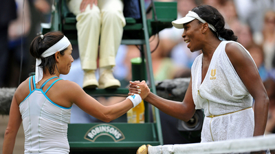 クルム伊達、2回戦で敗退 土居は初戦突破 ウィンブルドン女子
