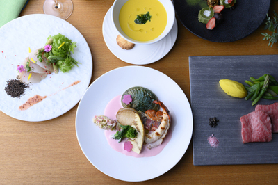 【コートヤード・バイ・マリオット白馬】信州の滋味と白馬の春の香りが重なり合うディナーコース「Shinshu Blessings Dinner -Spring-」を発売