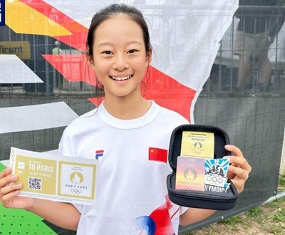 11歳の少女スケートボーダー パリ五輪での好成績に期待 中国