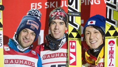 葛西3位、バルダルが初の地元優勝 ジャンプW杯男子