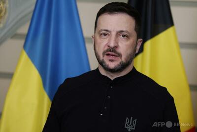 停戦案めぐりプーチン氏が「外交努力を妨害」 ゼレンスキー氏