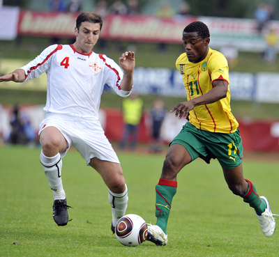 カメルーン、グルジアと無得点引き分け 国際親善試合