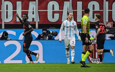 ミラン首位浮上、インテル快勝で2位に ナポリ3位転落