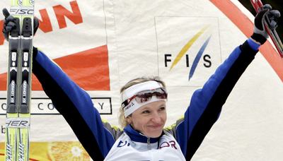 ワレンチナ・シェフチェンコ 第18戦女子30キロメートル・フリーを制す