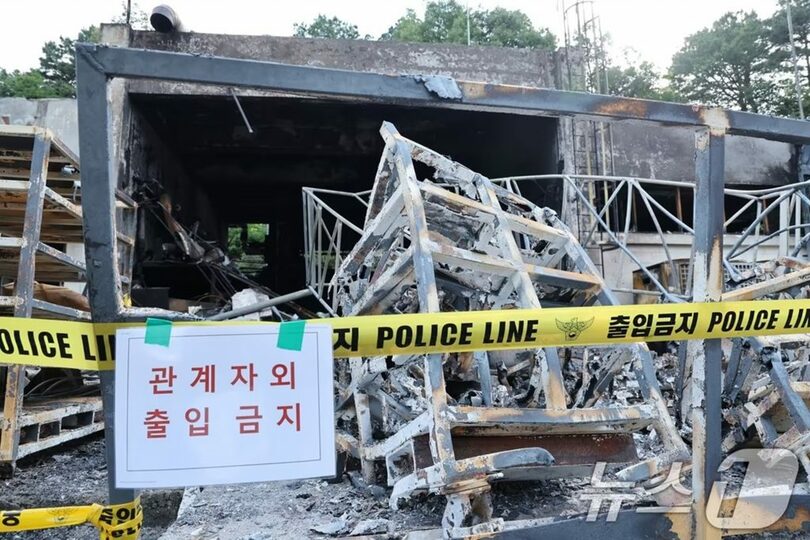 爆発事故が発生した大田儒城区のハンファエアロスペース大田事業所(c)news1