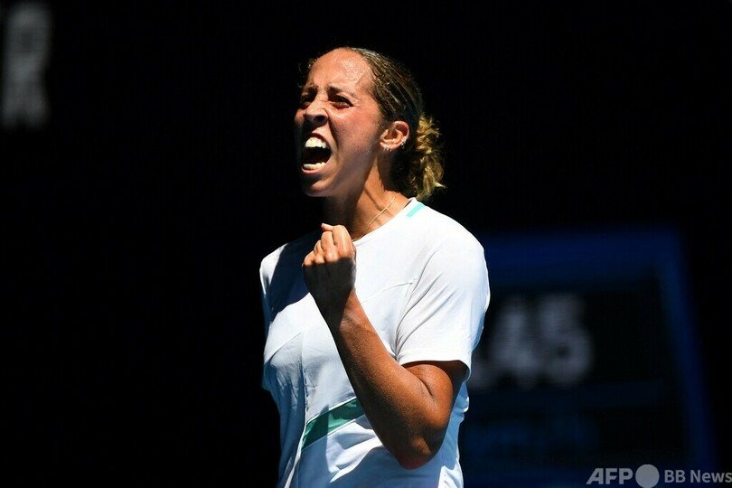 キーズが3回目の全豪OP8強 好調同士のバドサに圧勝