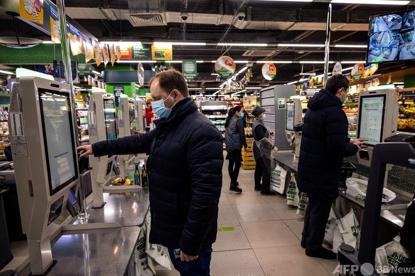 ロシア食品小売り大手、スーパーやコンビニで顔認証決済